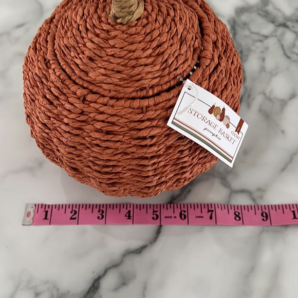 Target 2023 - NWT - Pumkin & Apple Baskets with Removable Tops - Picture 13 of 14